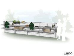 WWOO Designbeton-Outdoorküche Pat